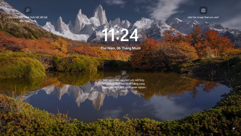 màn hình khoá Windows 11