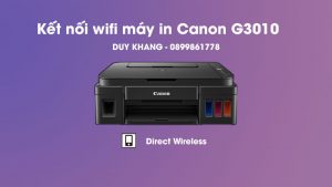 Kết nối wifi máy in Canon G3010